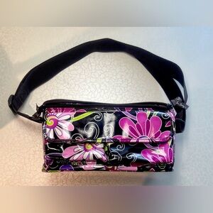 RETIRED: Vera Bradley | women’s Purple Punch pattern vinyl lunchbox.